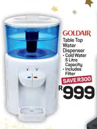 Goldair Table Top Water Dispenser