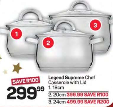 Legend Supreme Chef Casserole with Lid