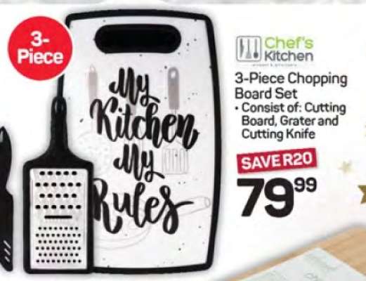 3-Piece Chopping Board Set