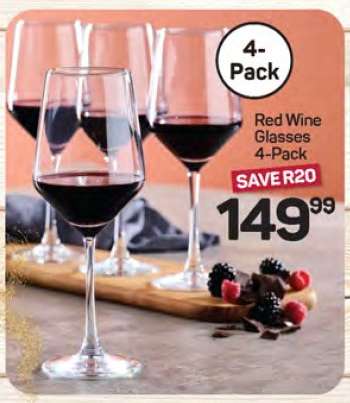 Red Wine Glasses 4-Pack
