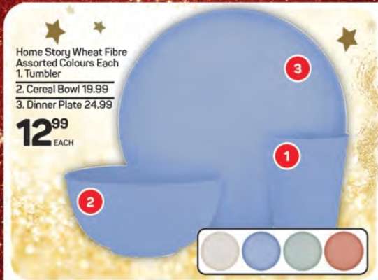 Home Story Wheat Fibre Assorted Colours