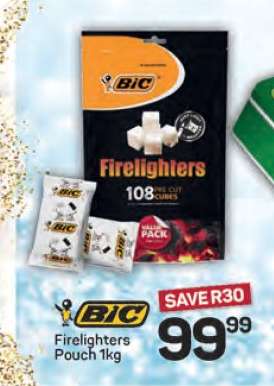 BIC Firelighters Pouch 1kg