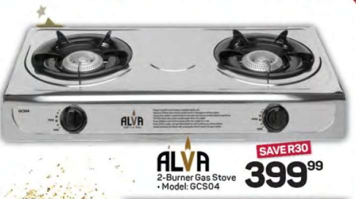 Alva 2-Burner Gas Stove