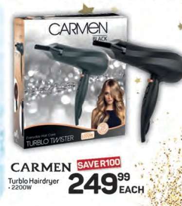 CARMEN Turblo Hairdryer