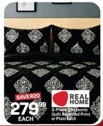 3-Piece Ultrasonic Quilt