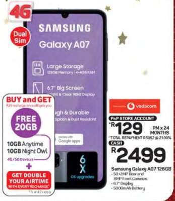 Samsung Galaxy A07 128GB