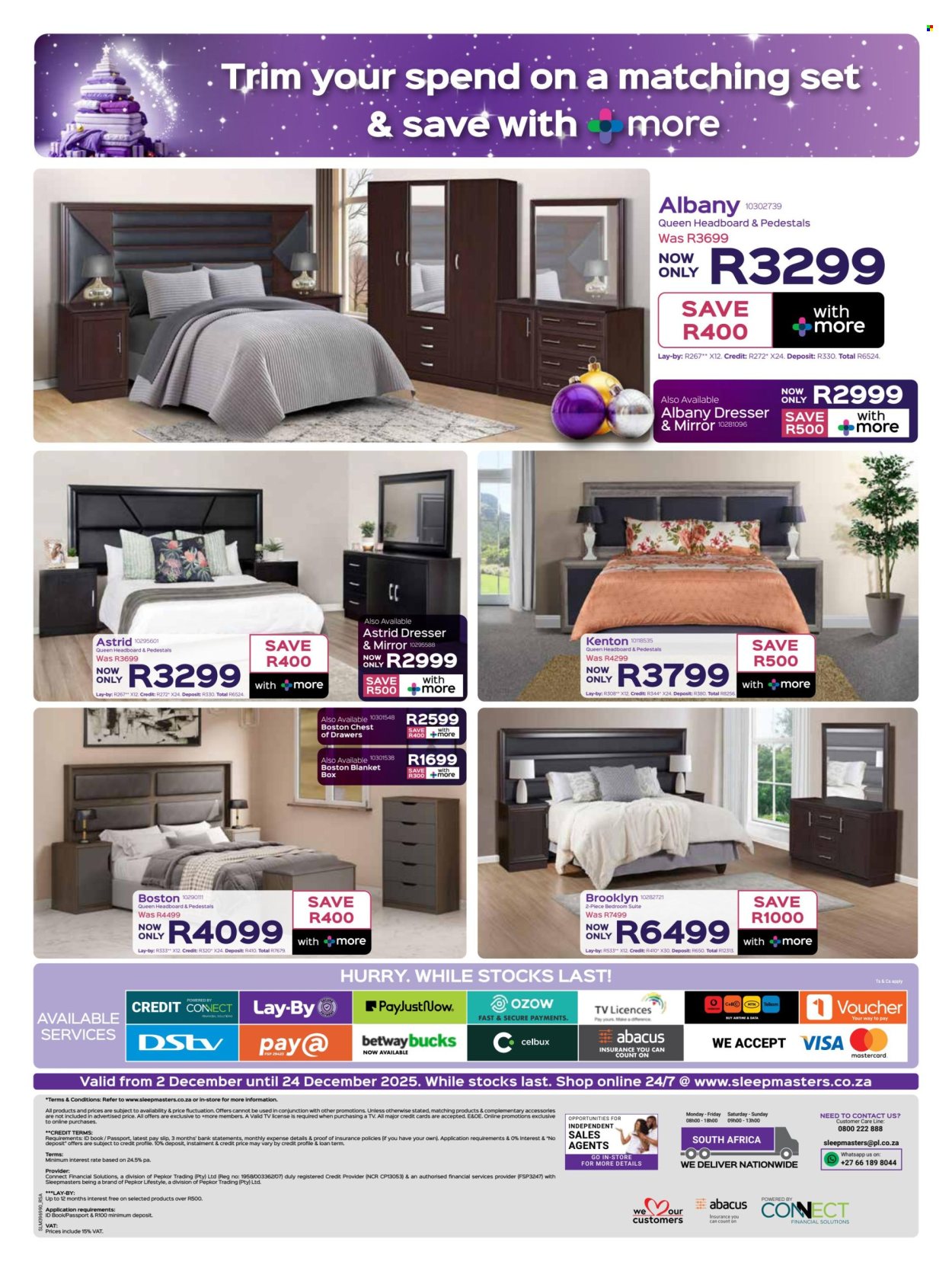 Sleepmasters specials - 02/12/2025 - 24/12/2025. Page 12