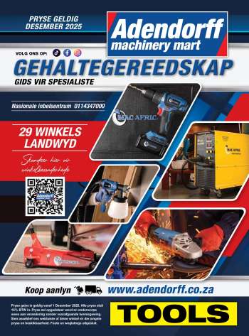 Adendorff Machinery Mart catalogue  - 01/12/2025 - 31/12/2025.