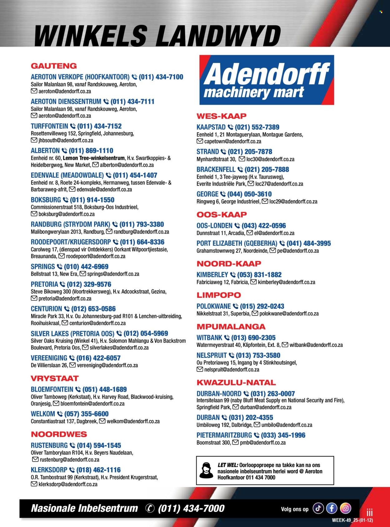 Adendorff Machinery Mart specials - 01/12/2025 - 31/12/2025. Page 3