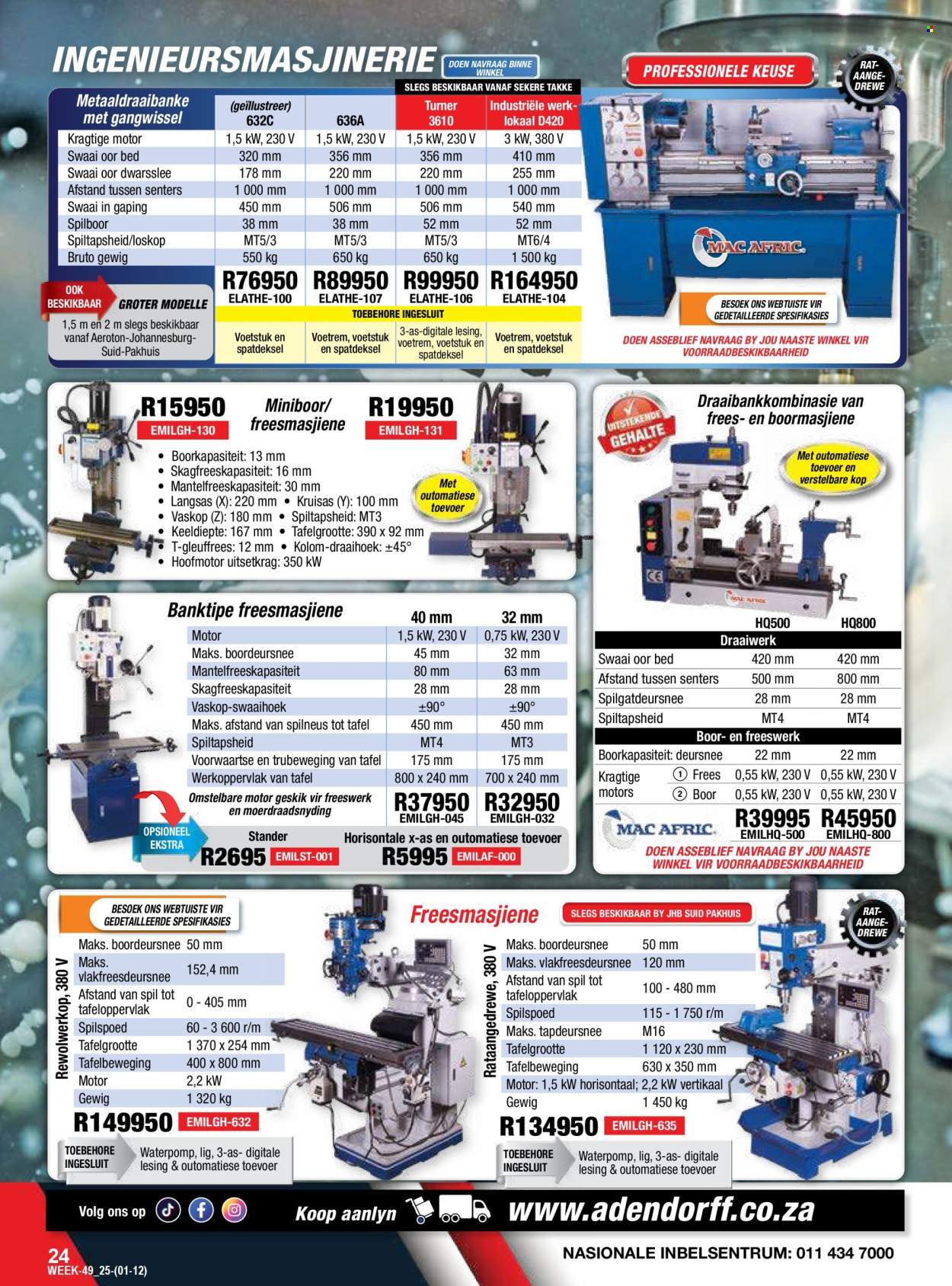 Adendorff Machinery Mart specials - 01/12/2025 - 31/12/2025. Page 26