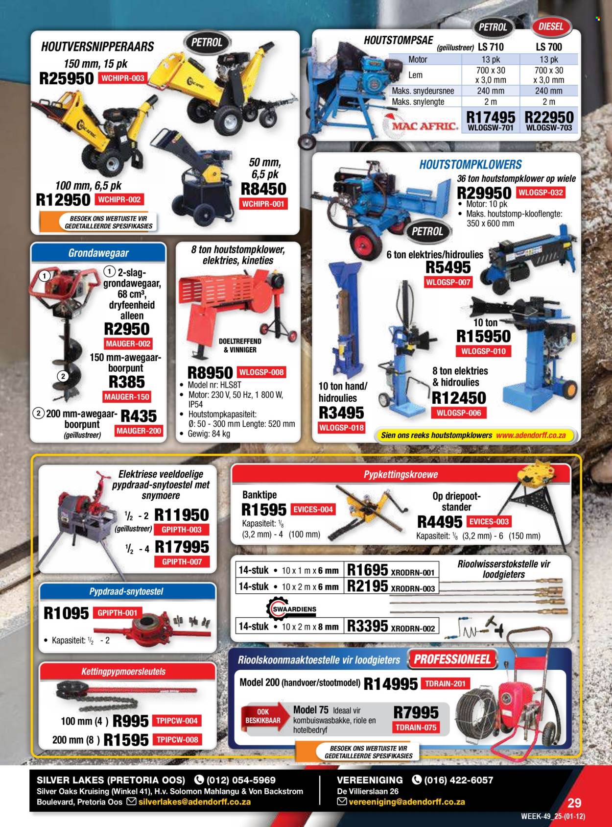 Adendorff Machinery Mart specials - 01/12/2025 - 31/12/2025. Page 31