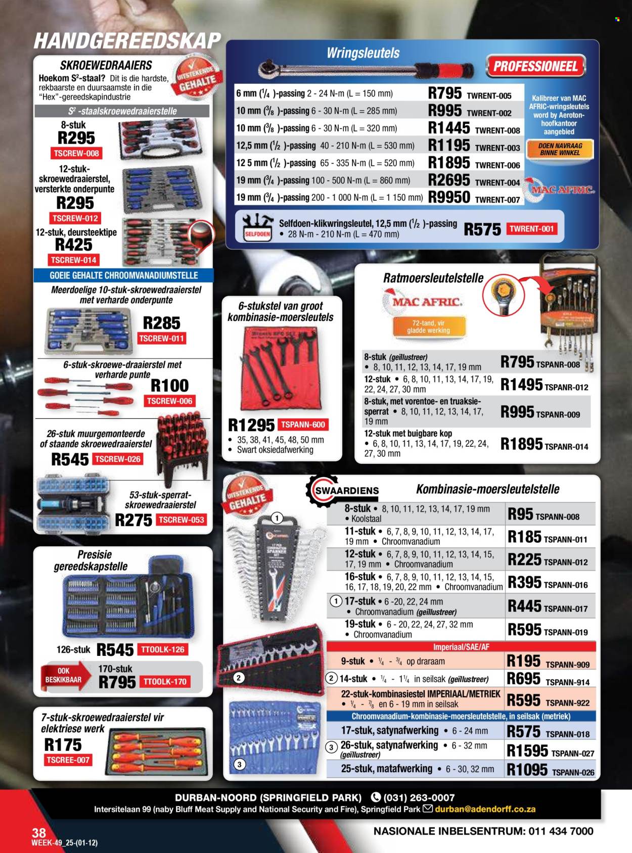 Adendorff Machinery Mart specials - 01/12/2025 - 31/12/2025. Page 40