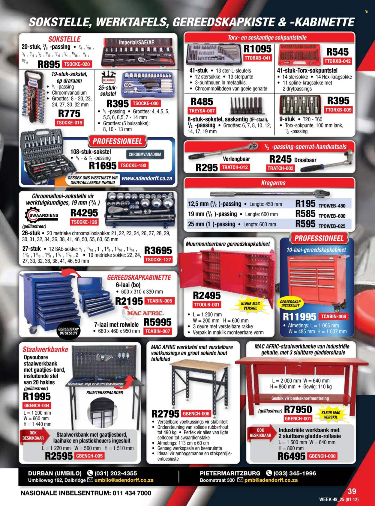 Adendorff Machinery Mart specials - 01/12/2025 - 31/12/2025. Page 41