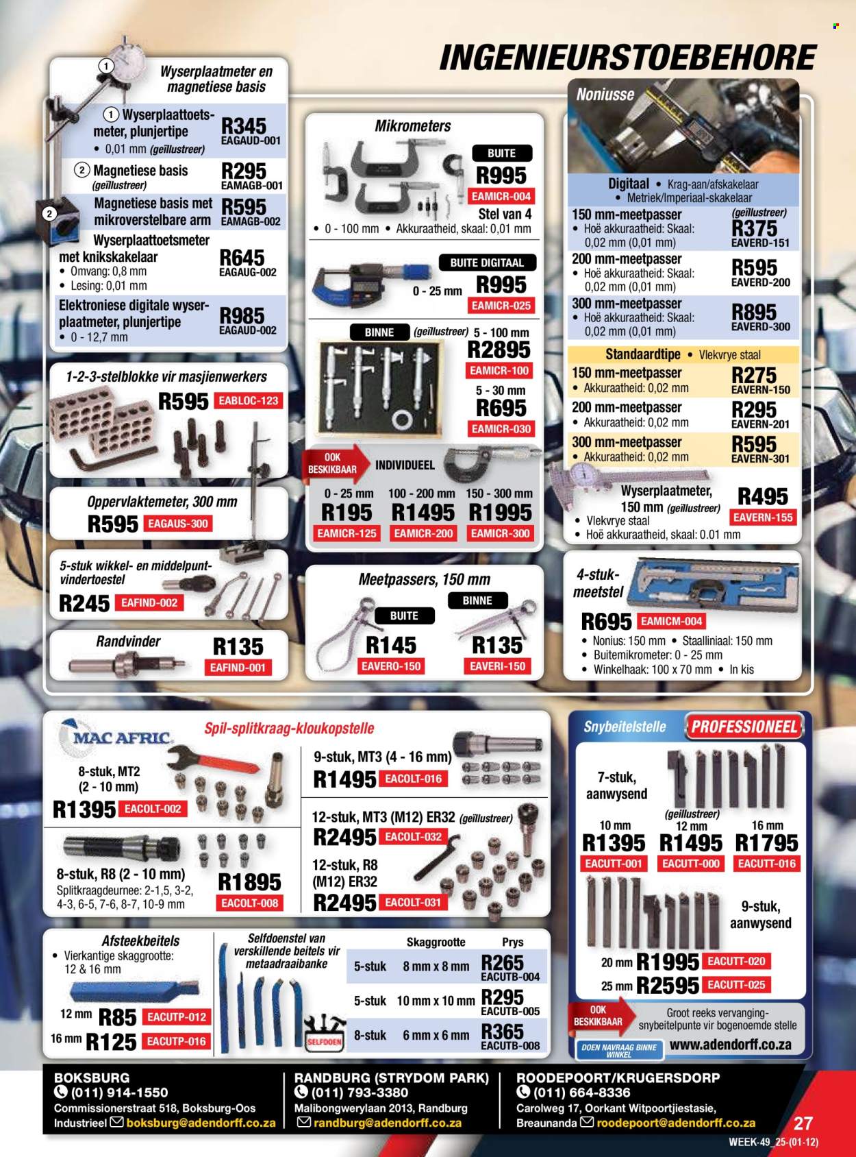 Adendorff Machinery Mart specials - 01/12/2025 - 31/12/2025. Page 29