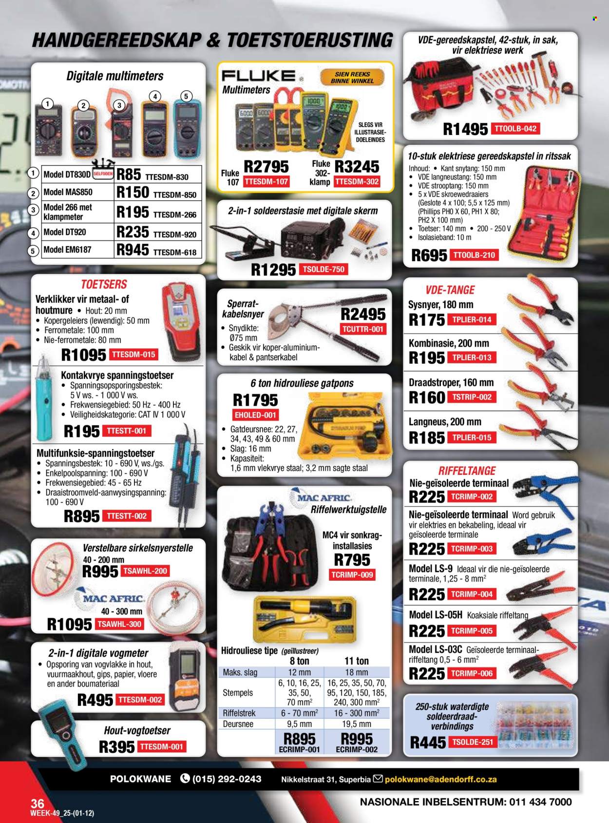 Adendorff Machinery Mart specials - 01/12/2025 - 31/12/2025. Page 38