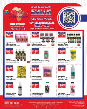 Africa Cash & Carry catalogue  - 02/12/2025 - 08/12/2025.