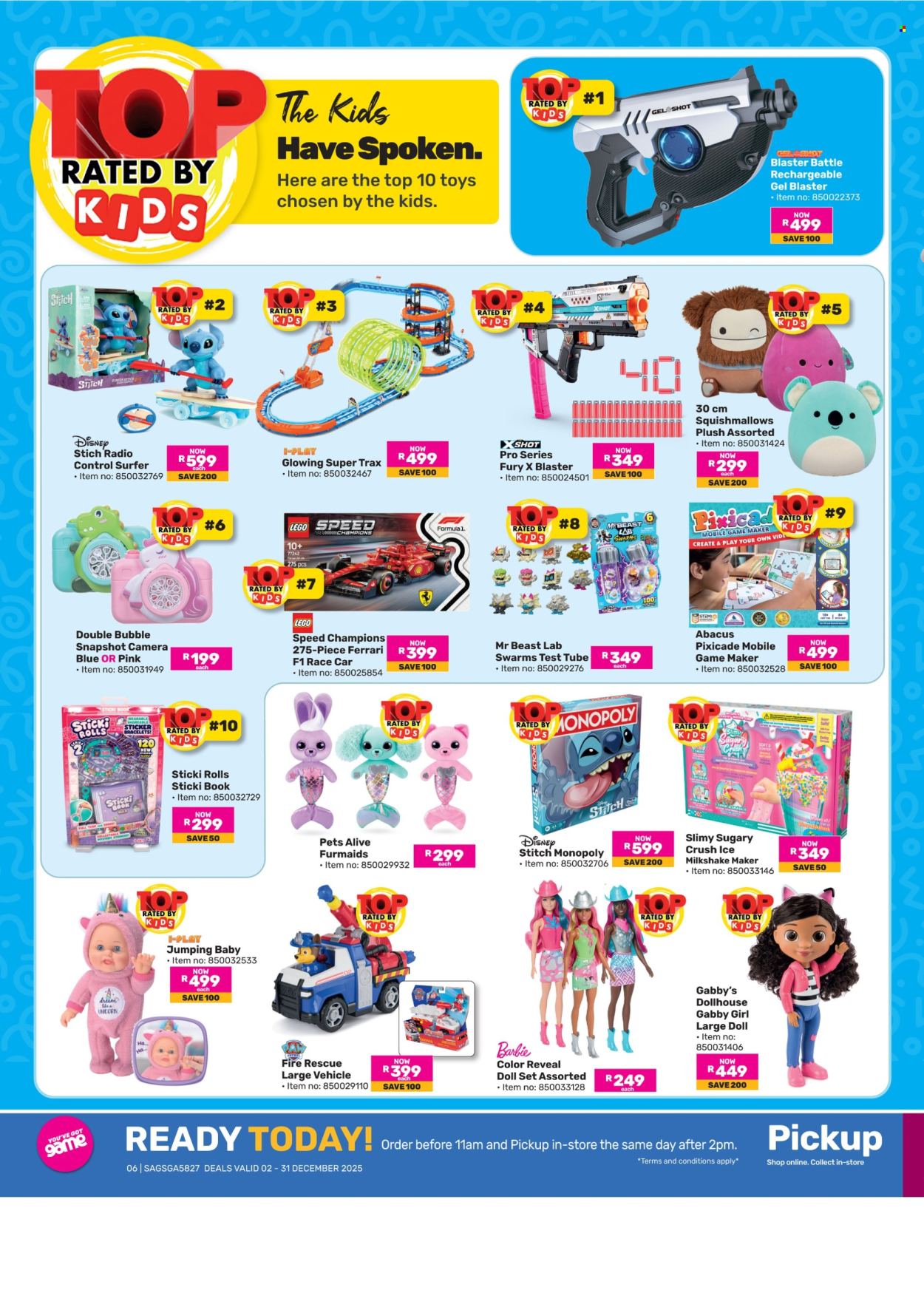 Game specials - 02/12/2025 - 31/12/2025. Page 6