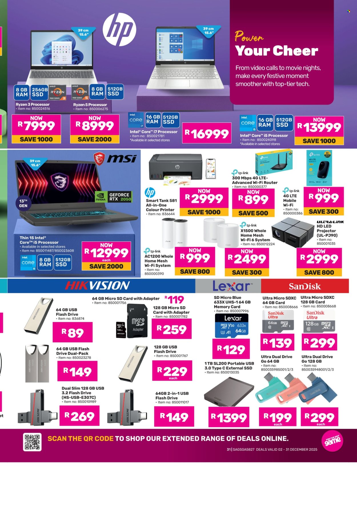 Game specials - 02/12/2025 - 31/12/2025. Page 31