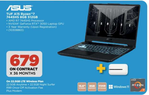 ASUS TUF A15 Ryzen™7 7445HS 8GB 512GB