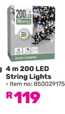 4 m 200 LED String Lights
