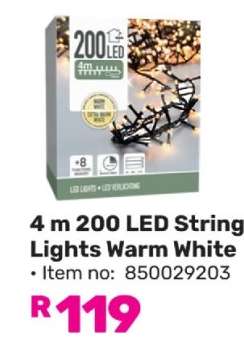 4 m 200 LED String Lights Warm White