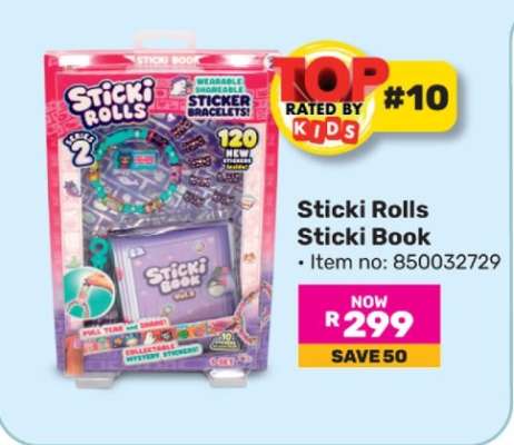 Sticki Rolls Sticki Book
