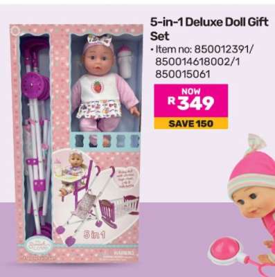 5-in-1 Deluxe Doll Gift Set