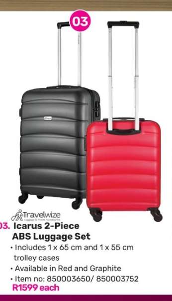 Icarus 2-Piece ABS Luggage Set
