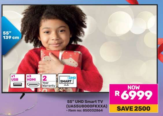 55” UHD Smart TV (UA55U8000FKXXA)