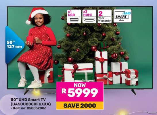 50" UHD Smart TV (UA50U8000FKXXA)