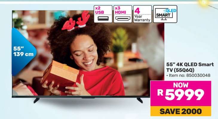 55" 4K QLED Smart TV (55Q60)