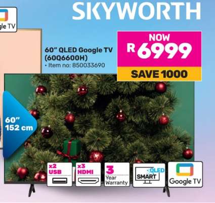 60" QLED Google TV (60Q6600H)