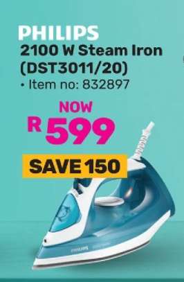 PHILIPS 2100 W Steam Iron (DST3011/20)