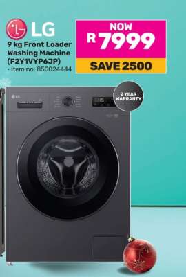 LG 9 kg Front Loader Washing Machine (F2Y1VYP6JP)