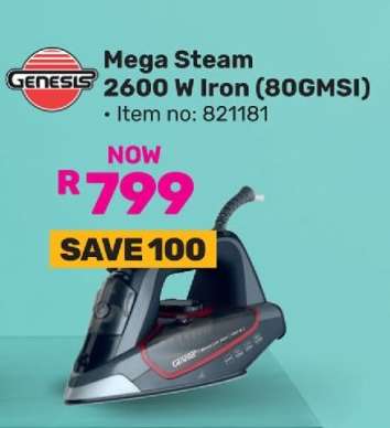 Genesis Mega Steam 2600 W Iron (80GMSI)