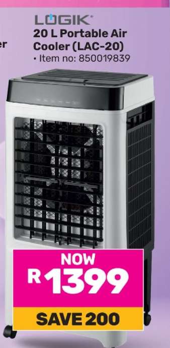 LOGIK 20 L Portable Air Cooler (LAC-20)