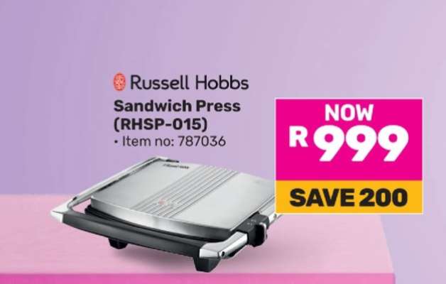 Russell Hobbs Sandwich Press RHSP-015