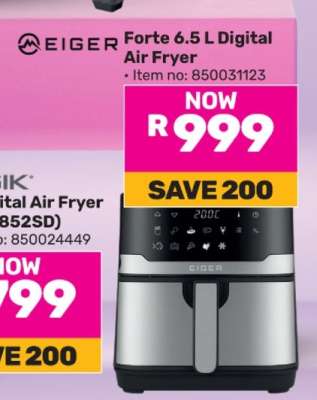 Eiger Forte 6.5 L Digital Air Fryer