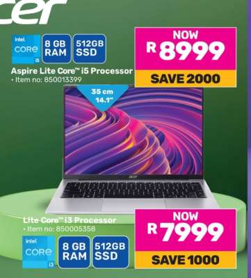 Aspire Lite Core™ i5 Processor