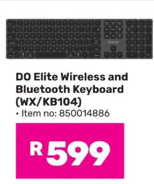 DO Elite Wireless and Bluetooth Keyboard (WX/KB104)