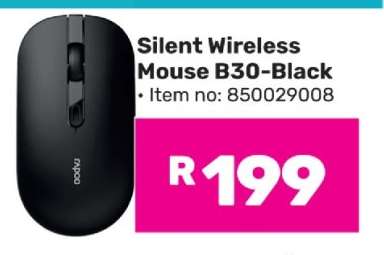 Silent Wireless Mouse B30-Black
