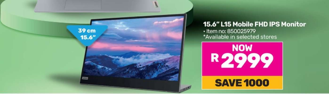 15.6” L15 Mobile FHD IPS Monitor