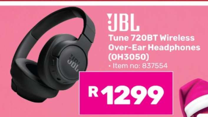 JBL Tune 720BT Wireless Over-Ear Headphones (OH3050)