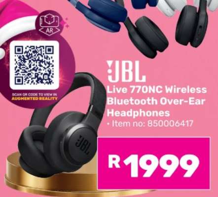 JBL Live 770NC Wireless Bluetooth Over-Ear Headphones