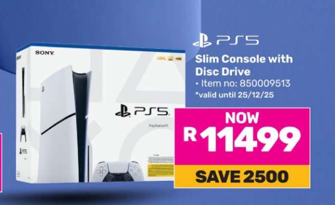 PS5 Slim Console with Disc Drive