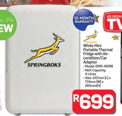 White Mini Portable Thermal Fridge