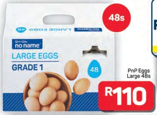 PnP Eggs Large 48s