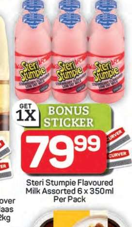 Steri Stumpie Flavoured Milk Assorted