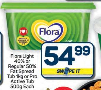 Flora Light or Regular Fat Spread