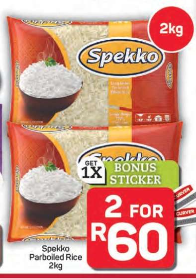Spekko Parboiled Rice 2kg
